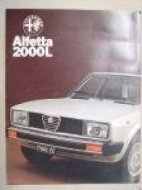 Alfa Romeo Alfetta 2000L -myyntiesite