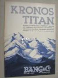 Kronos Titan / Bang &amp; Co -paperiteollisuuden lisäainemainos