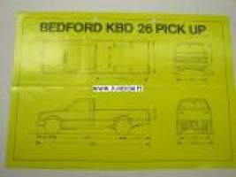 Bedford KBD 26 Pick-Up -myyntiesite