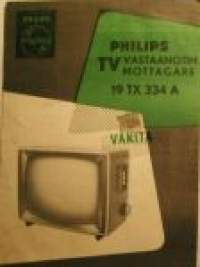 Philips TV vastaanotin 19 TX 334 A -käyttöohje