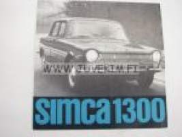 Simca 1300 -myyntiesite