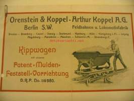 Ivar Linfors / Orenstein &amp; Koppel asiakirja 2.3.1922