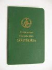 Pyhärannan Osuuskassan säästökirja v. 1962-1973 Alli Lehtinen