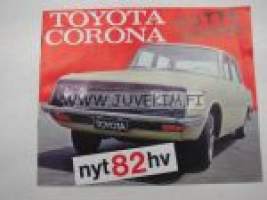 Toyota Corona - uutta ylivoimaa - nyt 82 hv  -myyntiesite