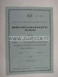 Gulf turvavyökampanjan arvontavoitto - Bensiinilahjakortti 10 litraa nr 6794