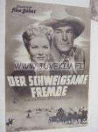 Illustrierte Film-Bühne / Der Schweigsame Fremde / Randolph Scott, Claire Trevor... -elokuvan saksalainen esittelylehti