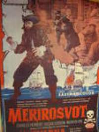 Merirosvot -elokuvajuliste 40 x 60 cm elokuvajuliste. Ohjaus Bert I. Gordon, pääosissa Charles Herbert, Susan Gordon, Murvyn Vye.