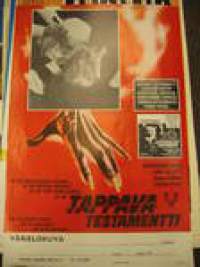 Tappava testamentti -elokuvajuliste, movie poster