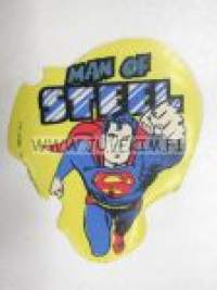 Superman Stickers 1978 -Man of steel tarra