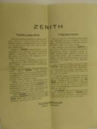 Zenith radioputket -myyntiesite