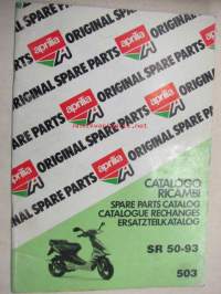 Aprilia SR 50-93 spare parts catalog -varaosaluettelo