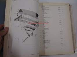 Bolinder-Munktell S 1000 parts catalogue -leikkuupuimuri, varaosaluettelo