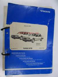 Volvo 740 Series 1991- Parts Catalog -varaosaluettelo englanniksi