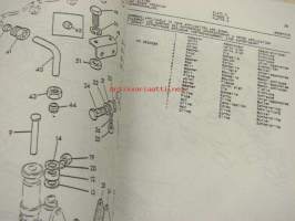 Perkins diesel engine 6.3544 PR Claas Dominator parts book -varaosaluettelo