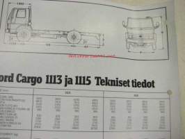 Ford Cargo 1113, 1115 -myyntiesite