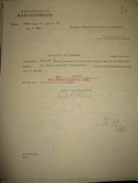 Porin kaupungin rahatoimisto, Pori 2.5 1939 asiakirja
