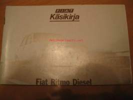 Fiat Ritmo Diesel CL - L   - käsikirja p,1981