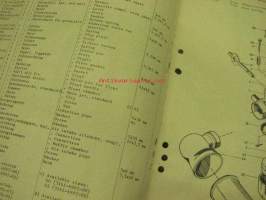 Archimedes Penta 40 (B juni 1970) Reservdelslista Spare parts list -varaosaluettelo