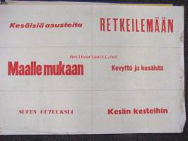 Kesko Oy mainostekstejä vuoden 1948 mainontaan -juliste