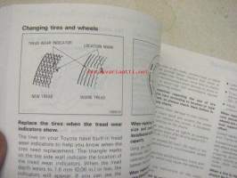 Toyota Corolla FWD -owner´s manual -käyttöohjeikrja englanniksi