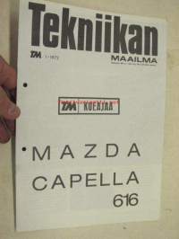 Mazda Caella 616 TM-koeajo eripainos TM 1972 nr 1