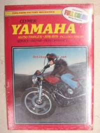 Yamaha XS750 Triples 1976-1979 XS750D, XS7502D, XS750E, XS750SE, XS750SF (Special) Service-repair-maintenance -huolto-ohjekirja