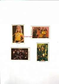 Bändikuvia 4 kpl - Roxy Music, Uriah Heep, Blondie