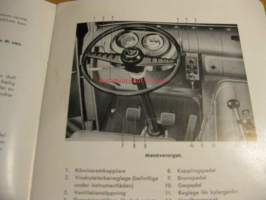 Körning och Skötsel Volvo L 430 Trygge - instruktionsbok 1962 / L 4351 Trygge Diesel