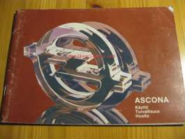 Opel Ascona - ohjekirja