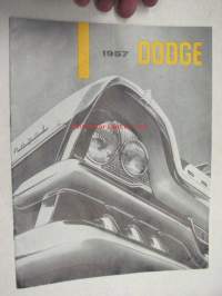 Dodge 1957 -myyntiesite, ruotsinkielinen