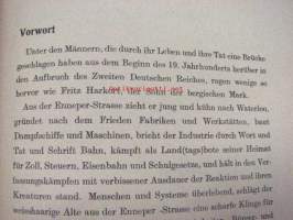 In Deutschlands Namen! Heft 33 Curt Römer; Harkort, Bahnbrecher der Indutrie -saksalaista paatosta HUOM; kirja painettu Suomessa!