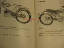 T - Mopedit  Swing,Rally ja Sport - varaosaluettelo  1968