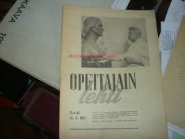 Opettajain lehti 1957 nr 35. Kuortaneen kentällä kuultua, rokottajana ja kullanhuuhtojana