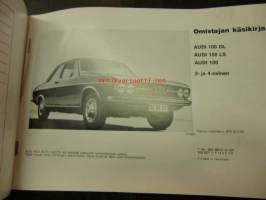 Audi 100 - Omistajan käsikirja 1972