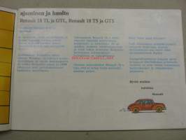 Renault 18 -ohjekirja