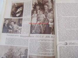 Kotiliesi 1951 nr 20, lokakuu 1951, Tunnettuja naisia - Olga Aikala, 5 sukupolvea - Eva Vuolanne, Vilhelm Jaakkola, Maiju Aaltonen, Pirkko ja Jaakko Hirsimäki...