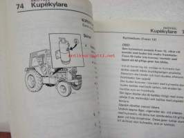 Volvo BM 2650, 2654 traktor instruktionsbok -käyttöohjekirja ruotsiksi