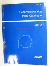 Volvo Penta MB 10 Reservdelskatalog, Parts Catalogue -varaosaluettelo