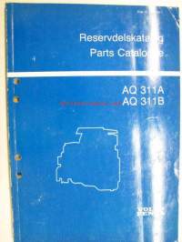 Volvo Penta AQ 311A, AQ 311B Reservdelskatalog, Parts Catalogue -varaosaluettelo
