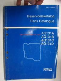 Volvo Penta AQ131A Parts Catalogue, Reservdelskatalog -varaosaluettelo