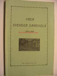 Vasa svenska samskola - Redogörelse för verksamheten under läsåret 1930-1931