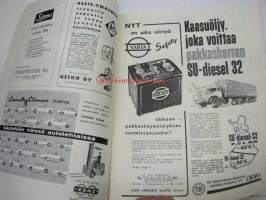 Diesel-lehti 1961 nr 3 -runsas mainoskuvitus työkoneista ja moottoreista ym.
