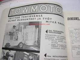 Diesel-lehti 1961 nr 3 -runsas mainoskuvitus työkoneista ja moottoreista ym.