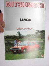 Mitsubishi Lancer 1200 GL, 1400 GL, 1400 GLX 1981 -myyntiesite