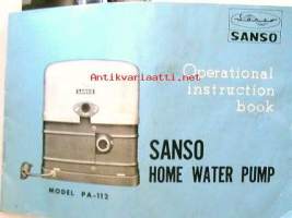 sanso home water pump  model pa-112
