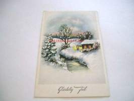 postikortti Glaedelig  Jul