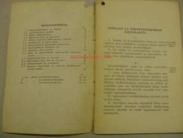 Valtionrautatiet Sairaan- ja terveydenhoidon  Ohjesääntö 1928