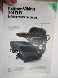 Volvo BM - Boström Viking 301 ELB förarstol / kuljettajantuoli -esite