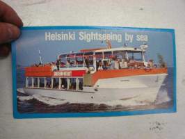 Helsinki sightseeing by sea 1984 -esite
