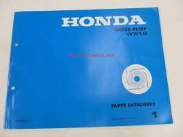 Honda Water pump WX10 Parts catalogue 1 -varaosaluettelo